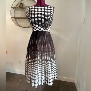 Vintage 1950’s “wounded bird” chiffon dress